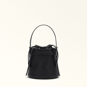 Dámské Bucket Bag Furla GIOVE Černé | 4735-LWYZF