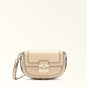 Dámské Crossbody Kabelky Furla CLUB 2 Béžový | 9653-HDORS