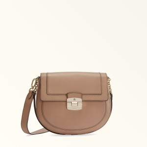 Dámské Crossbody Kabelky Furla CLUB 2 Káva | 8930-GVNLK