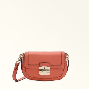 Dámské Crossbody Kabelky Furla CLUB 2 Růžové | 5182-OAWJD