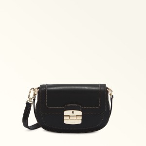 Dámské Crossbody Kabelky Furla CLUB 2 Černé | 7612-QHIYV