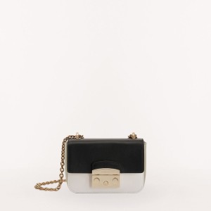 Dámské Crossbody Kabelky Furla METROPOLIS Černé | 2304-XTUOI