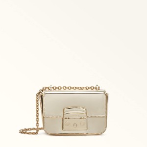 Dámské Crossbody Kabelky Furla METROPOLIS Zlaté | 2068-QVWEY