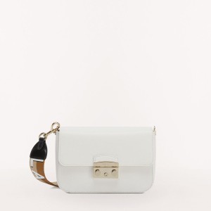 Dámské Crossbody Kabelky Furla METROPOLIS Bílé | 4863-YFWKP