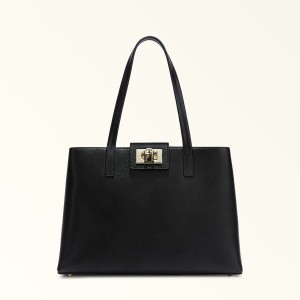 Dámské Totes Furla 1927 Černé | 8126-LNBRM