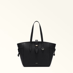 Dámské Totes Furla NET Černé | 5061-OMKGN