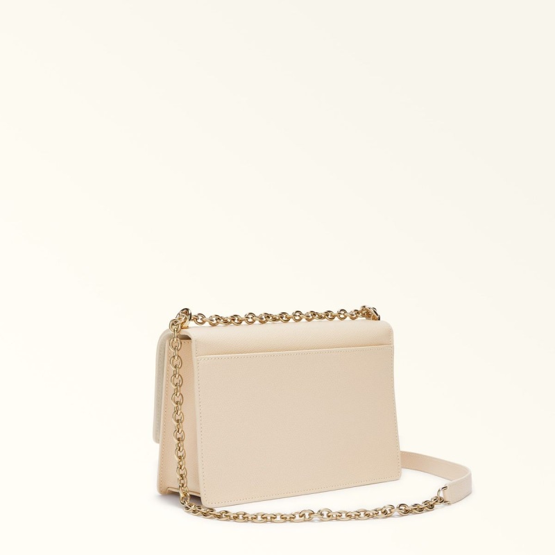 Dámské Crossbody Kabelky Furla 1927 Krém | 2350-RLOIG