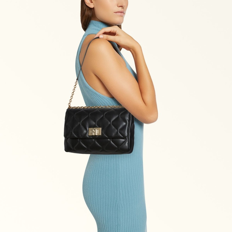 Dámské Crossbody Kabelky Furla 1927 Černé | 6294-QJRLF