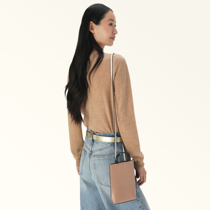 Dámské Crossbody Kabelky Furla CAMELIA Černé | 0427-FUGRS