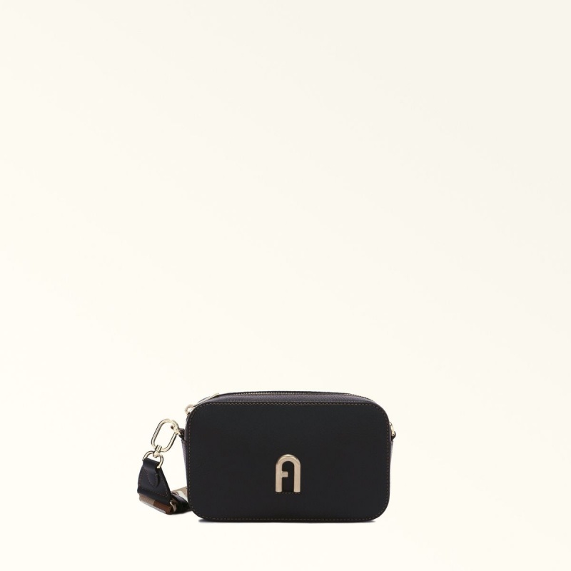 Dámské Crossbody Kabelky Furla PRIMULA Černé | 9831-MFTSX