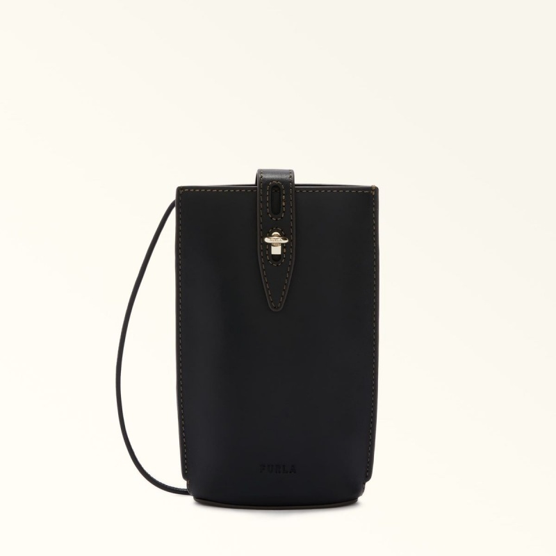 Dámské Crossbody Kabelky Furla UNICA Černé | 5301-GZATI